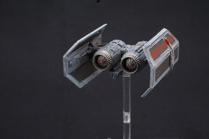 Star Wars X-Wing Miniatures Game TIE Bomber Shuttle Modification Pro Painted Red Stripe