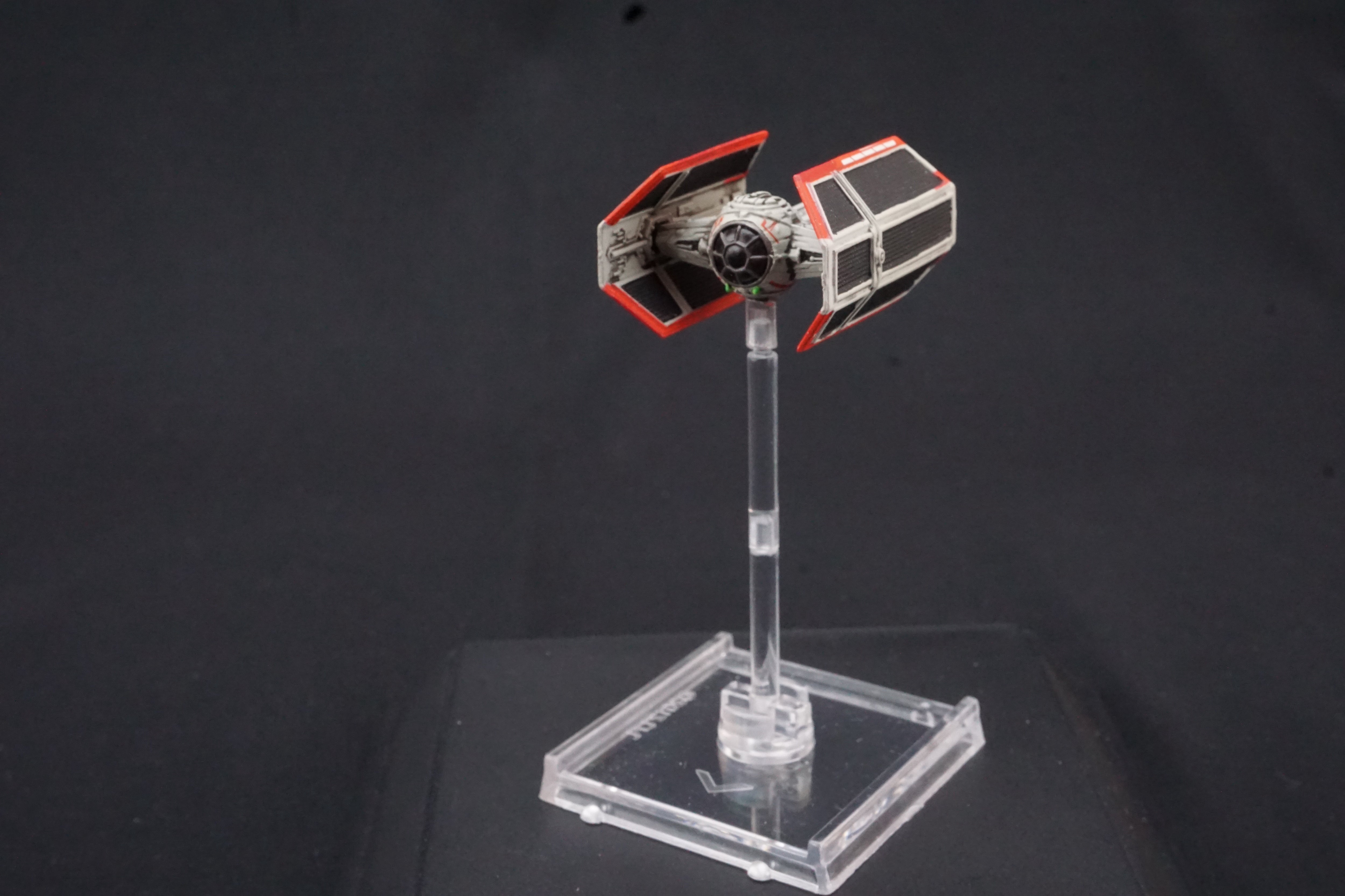 Star Wars X-Wing Miniatures Game TIE Advanced Pro Painted Sienar Fleet Systems