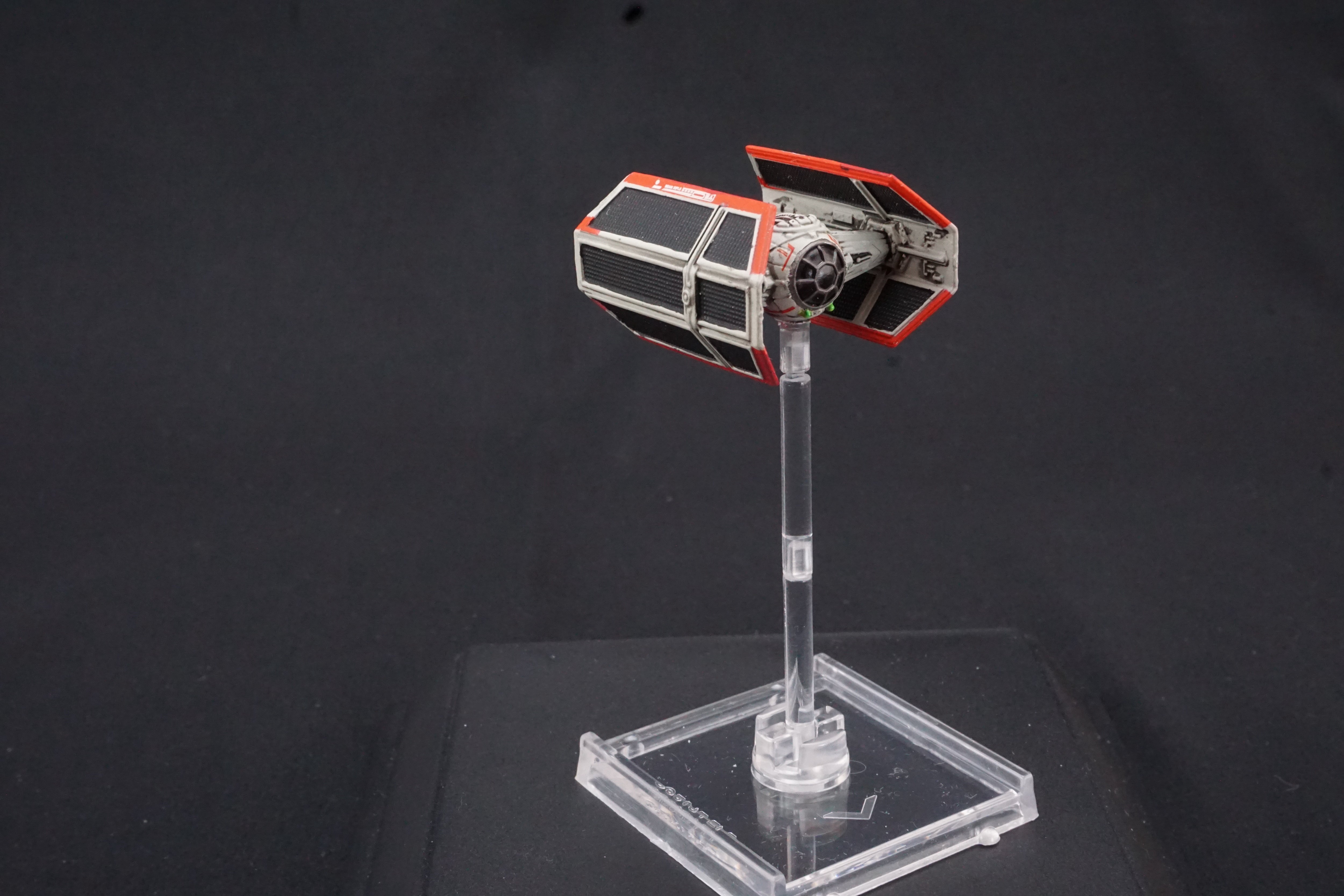 Star Wars X-Wing Miniatures Game TIE Advanced Pro Painted Sienar Fleet Systems