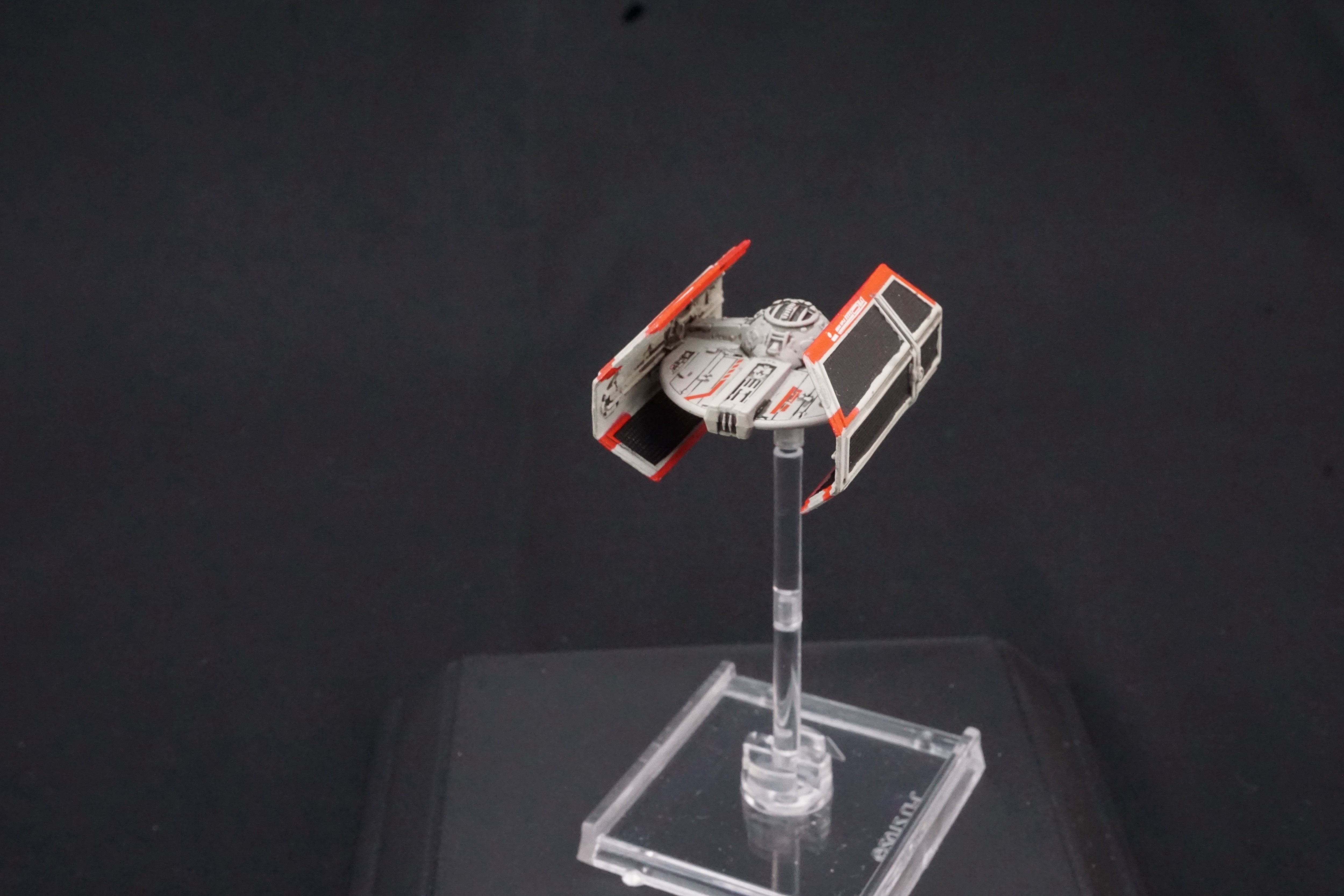 Star Wars X-Wing Miniatures Game TIE Advanced Pro Painted Sienar Fleet Systems