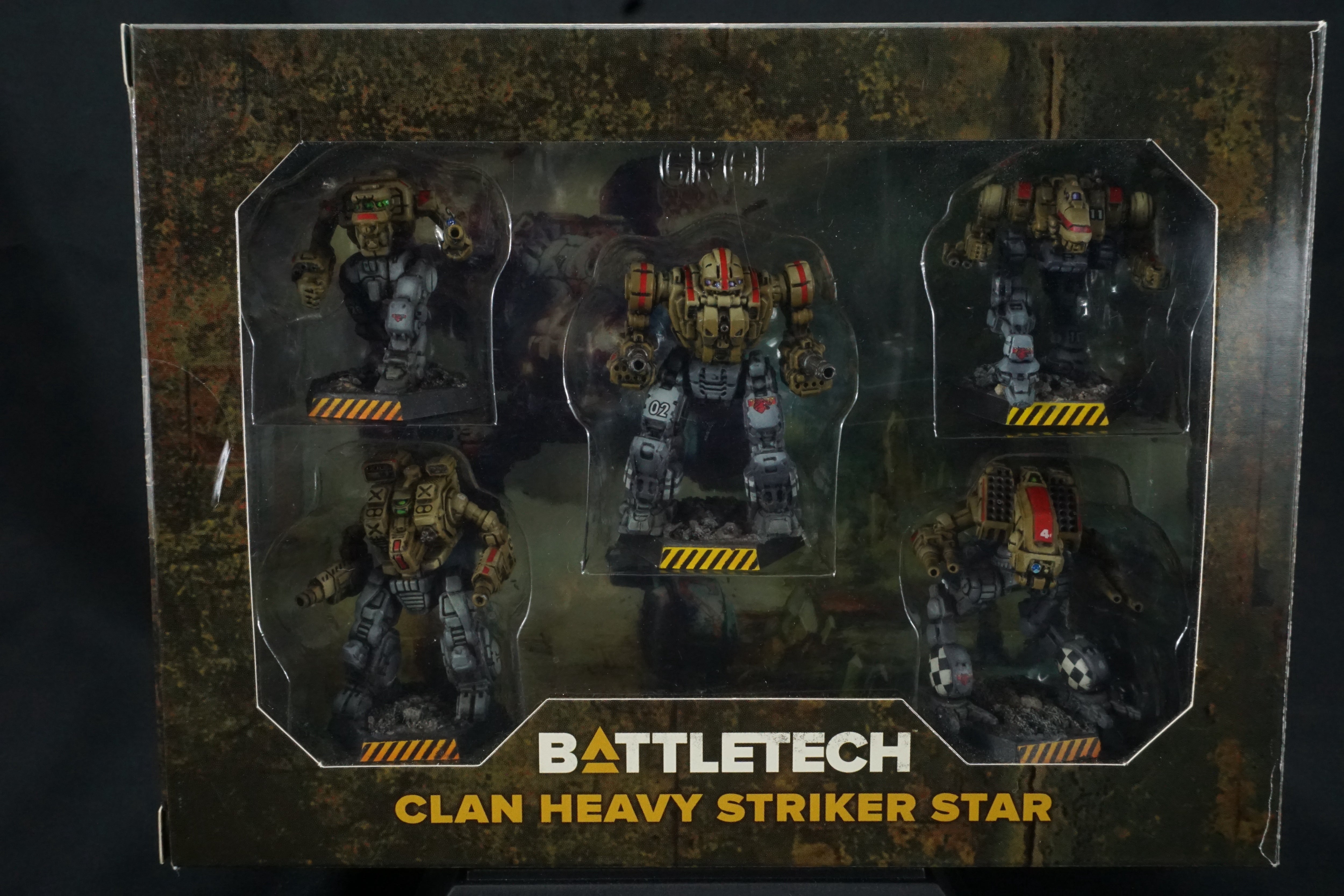 Battletech Catalyst Clan Wolf - Clan Heavy Striker Star Pro Painted (Made to Order)