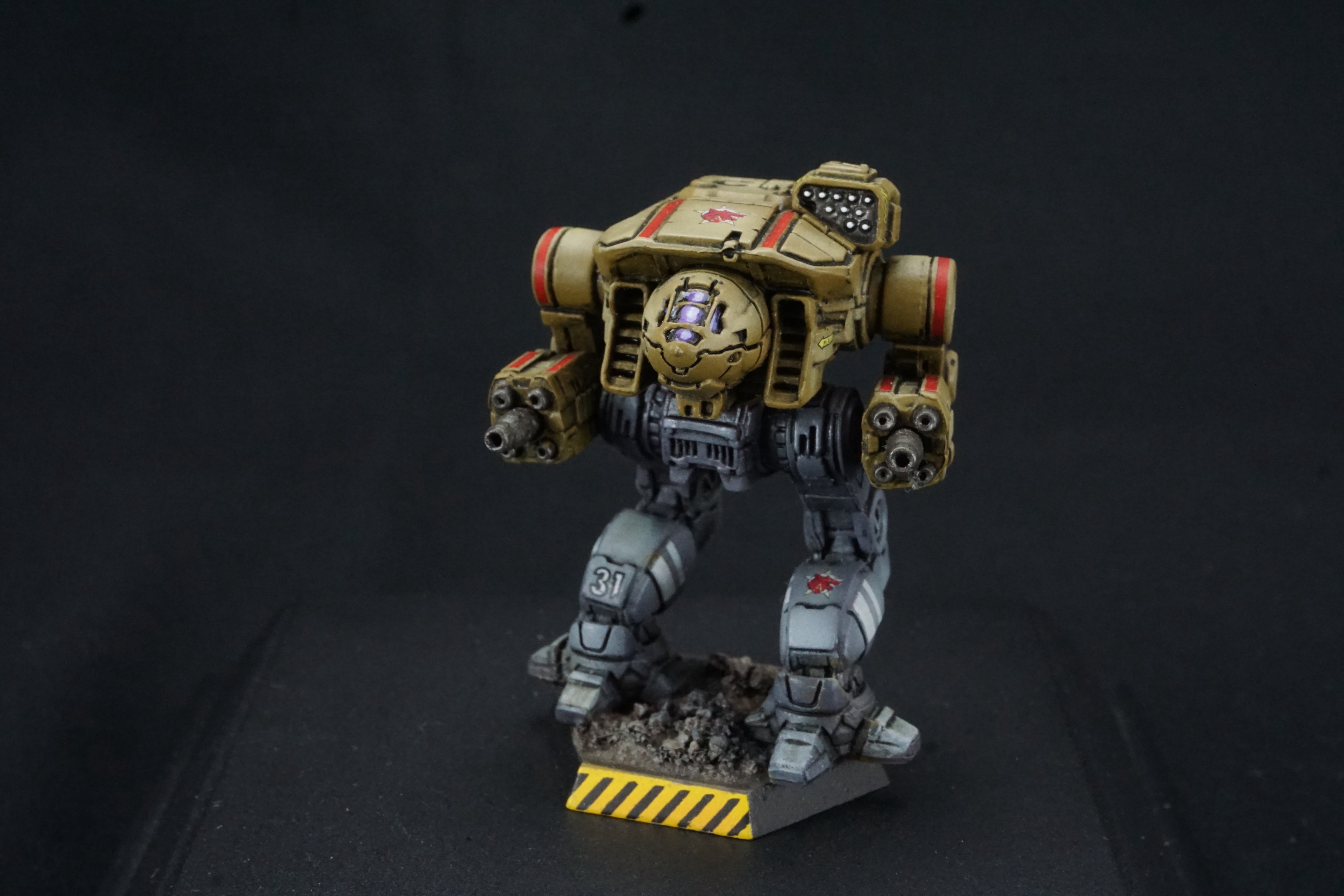 Battletech Catalyst Clan Wolf Beta Galaxy - Clan Command Star Pro Painted (Made to Order)