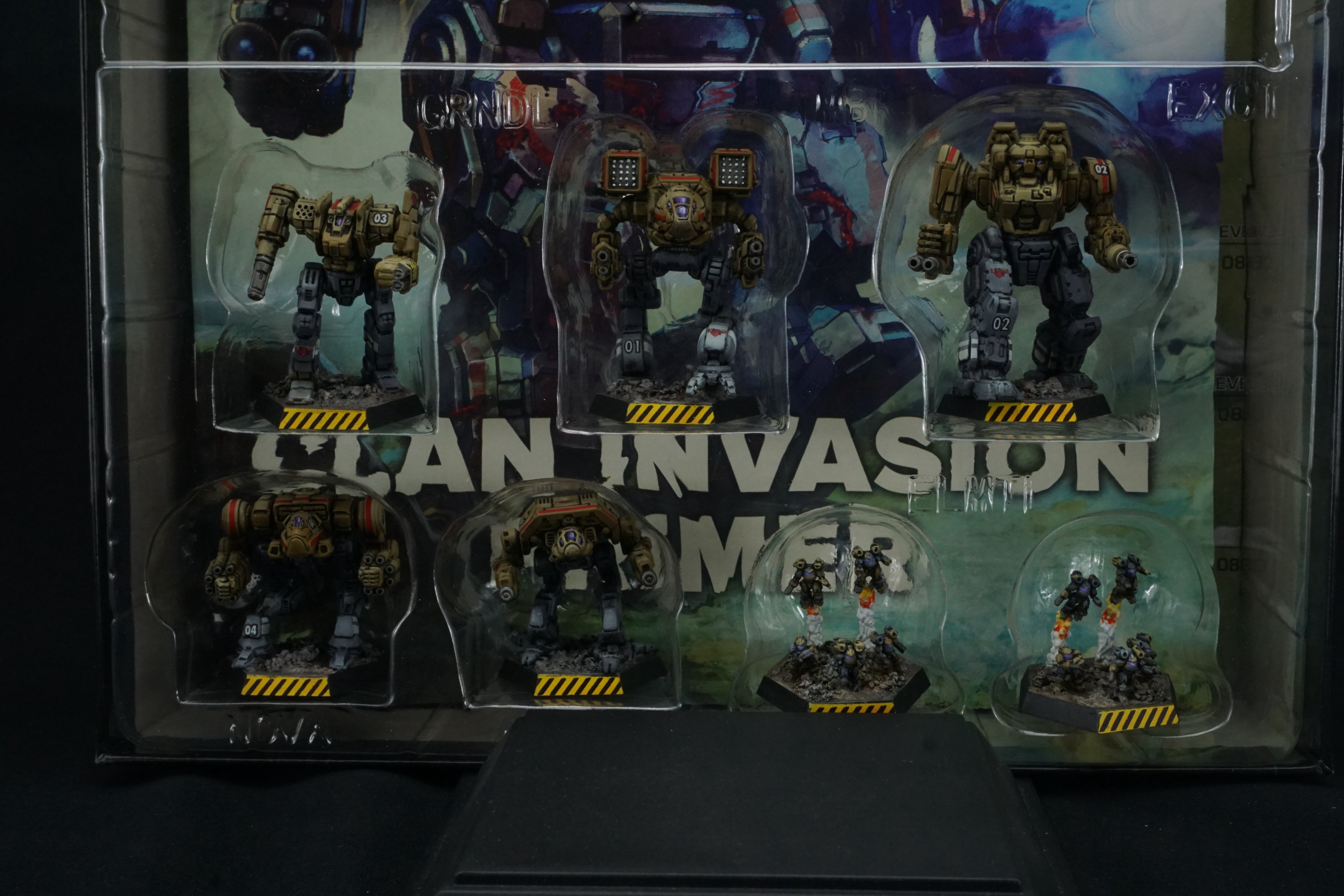 Battletech Catalyst Clan Invasion Box Set Clan Wolf Pro Painted (Made to Order)