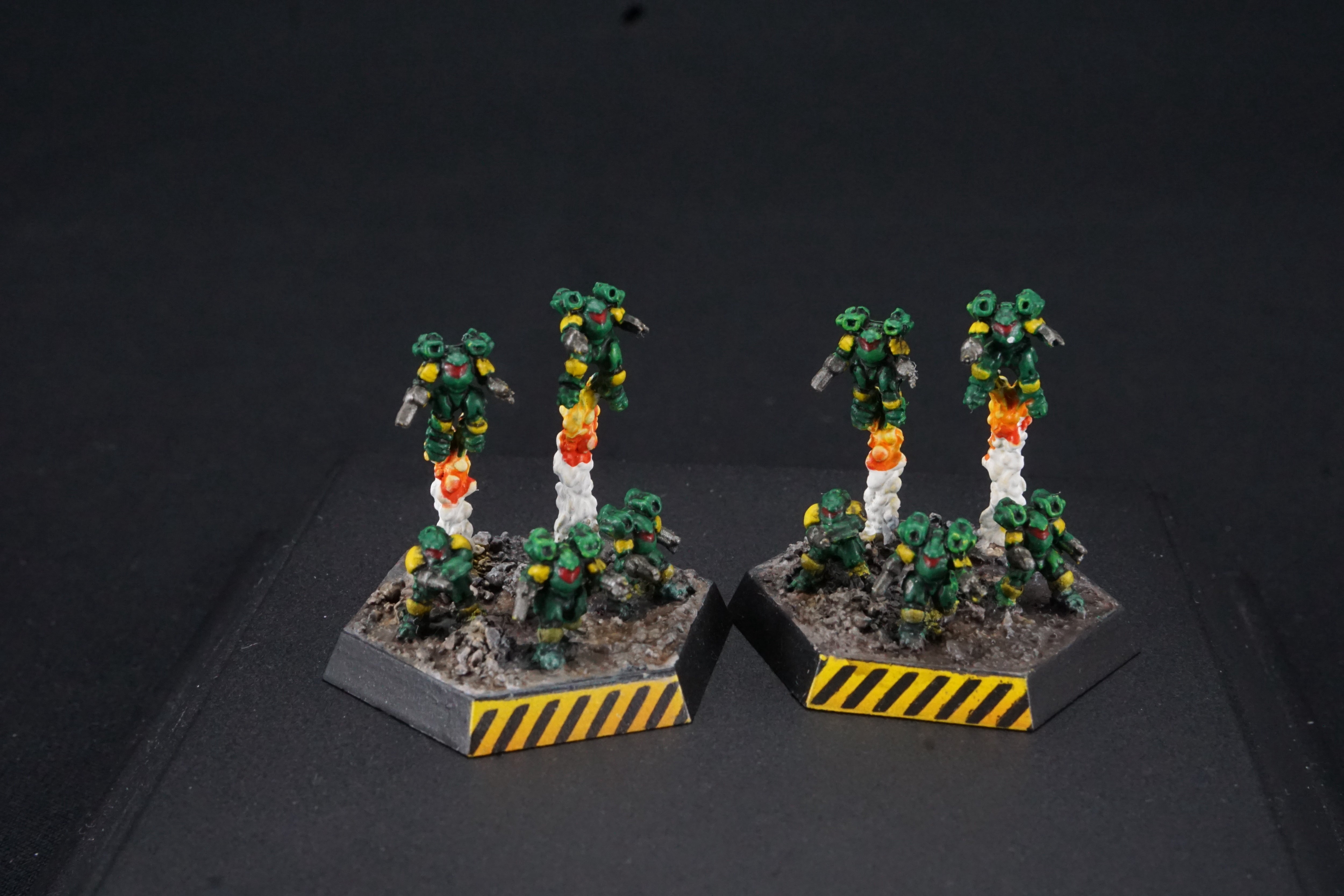 Battletech Catalyst Clan Invasion Box Set Clan Jade Falcon Pro Painted (Made to Order)