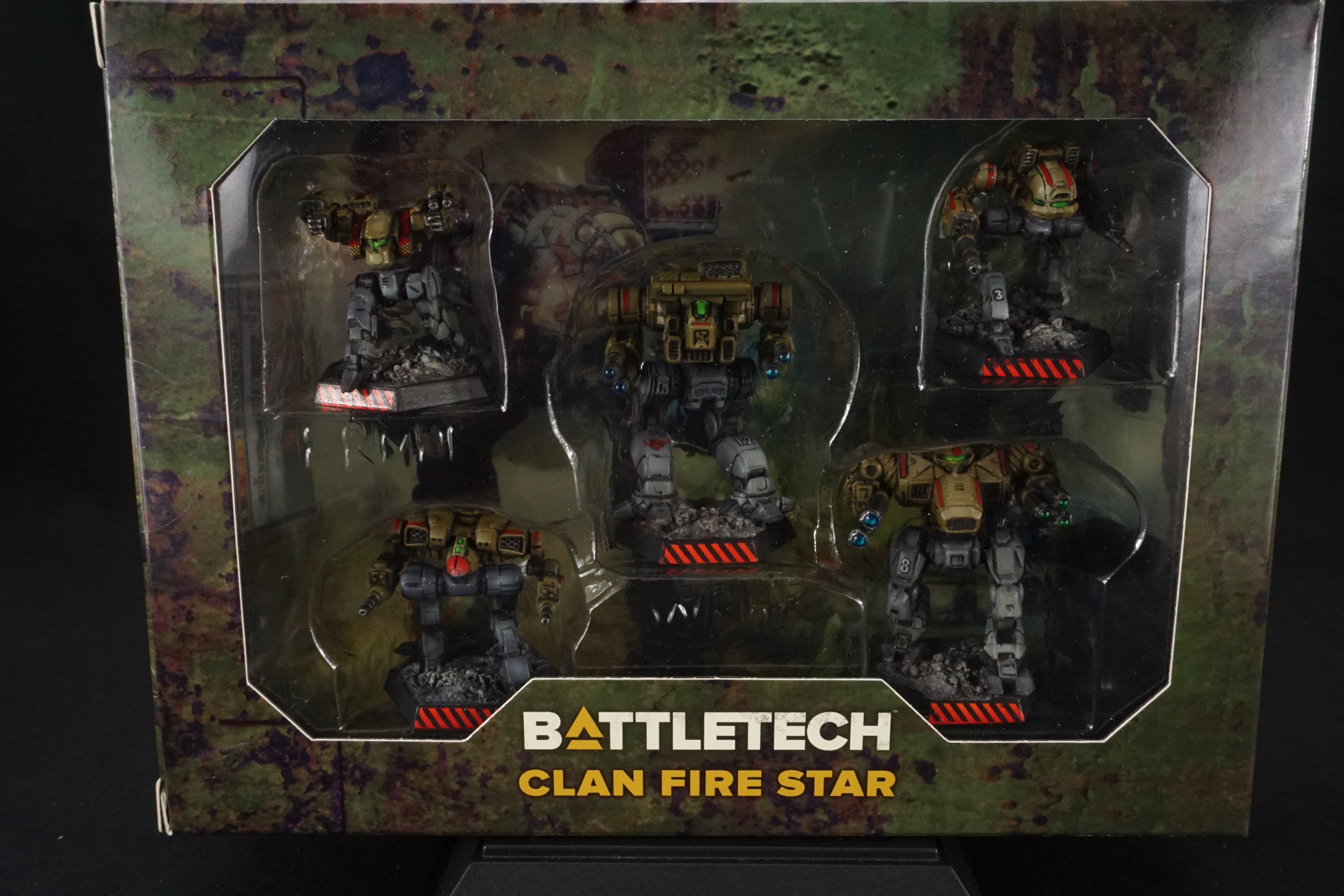 Battletech Catalyst Clan Wolf Beta Galaxy - Clan Fire Star Pro Painted (Made to Order)