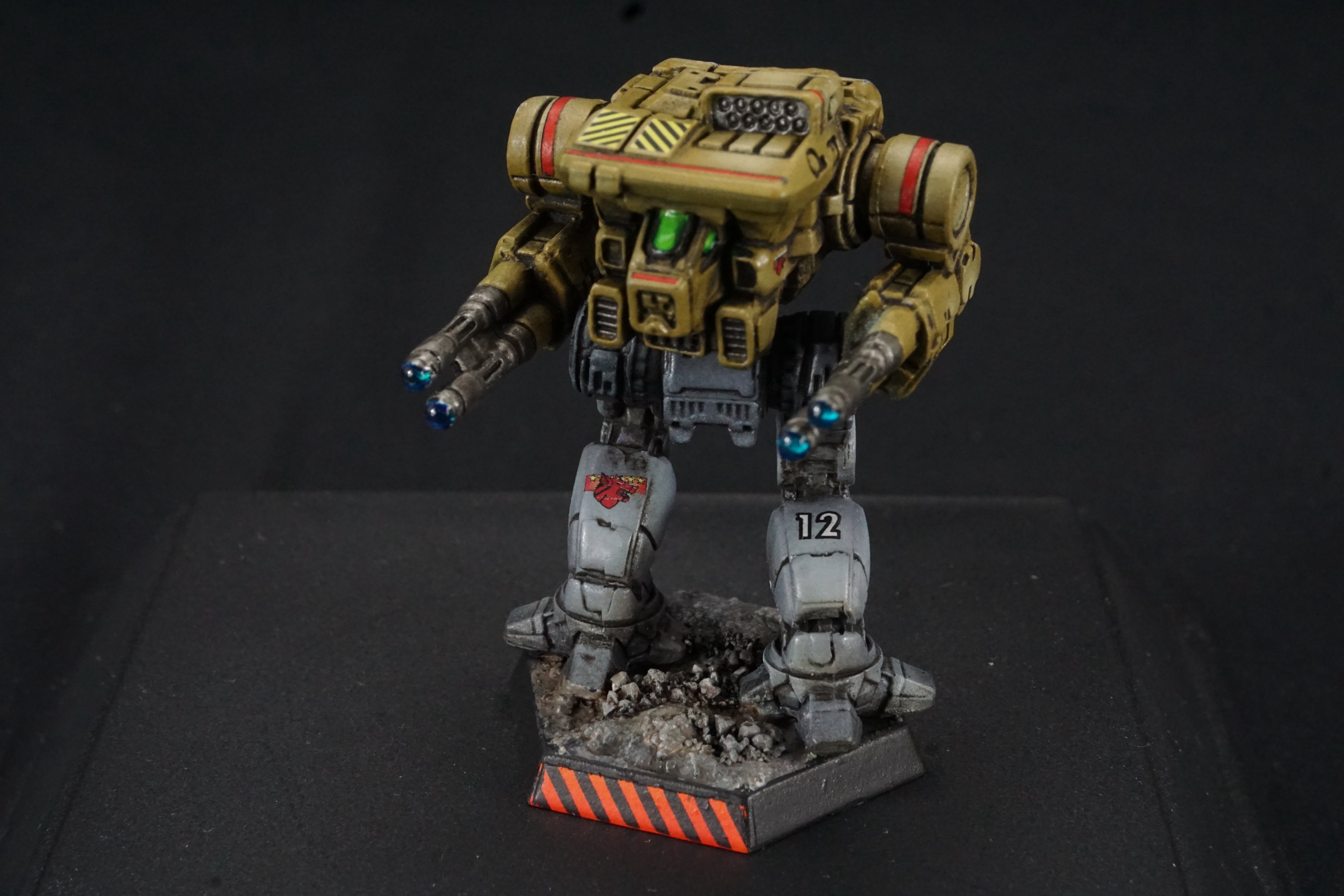 Battletech Catalyst Clan Wolf Beta Galaxy - Clan Fire Star Pro Painted (Made to Order)