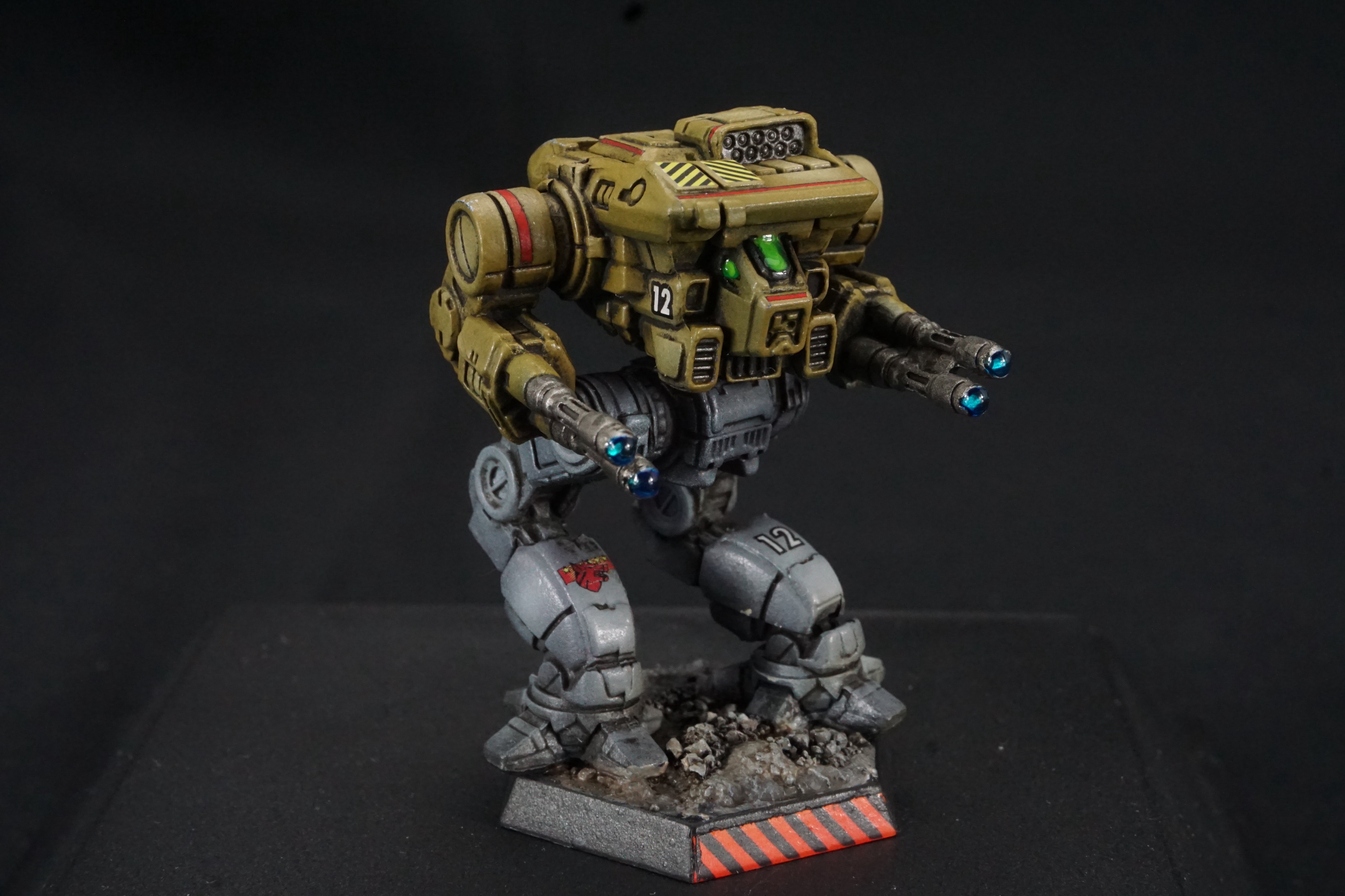 Battletech Catalyst Clan Wolf Beta Galaxy - Clan Fire Star Pro Painted (Made to Order)