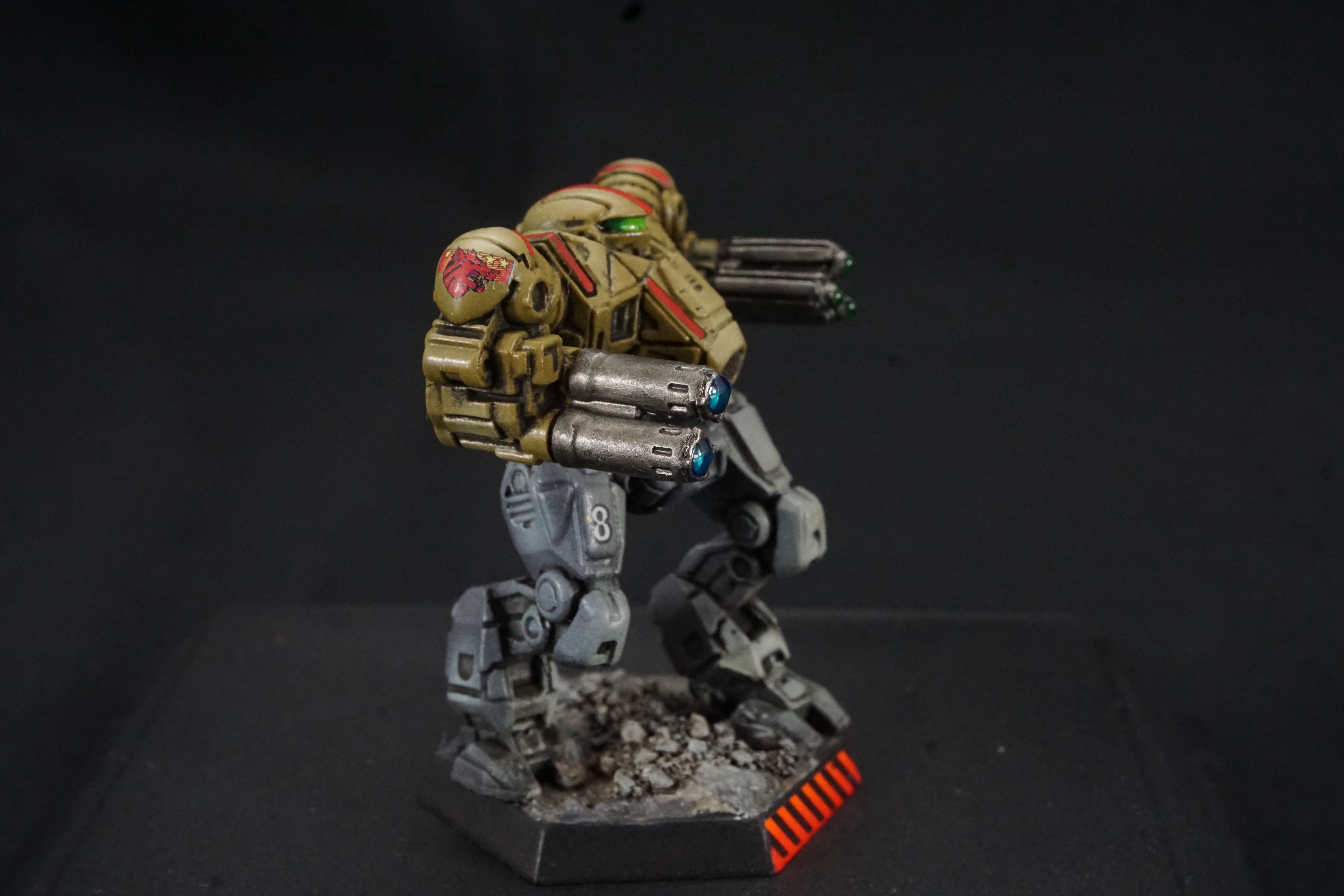 Battletech Catalyst Clan Wolf Beta Galaxy - Clan Fire Star Pro Painted (Made to Order)