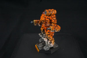 Battletech Catalyst Clan Wolf Gamma Galaxy Tiger Stripe - Clan Command Star Pro Painted (Made to Order)