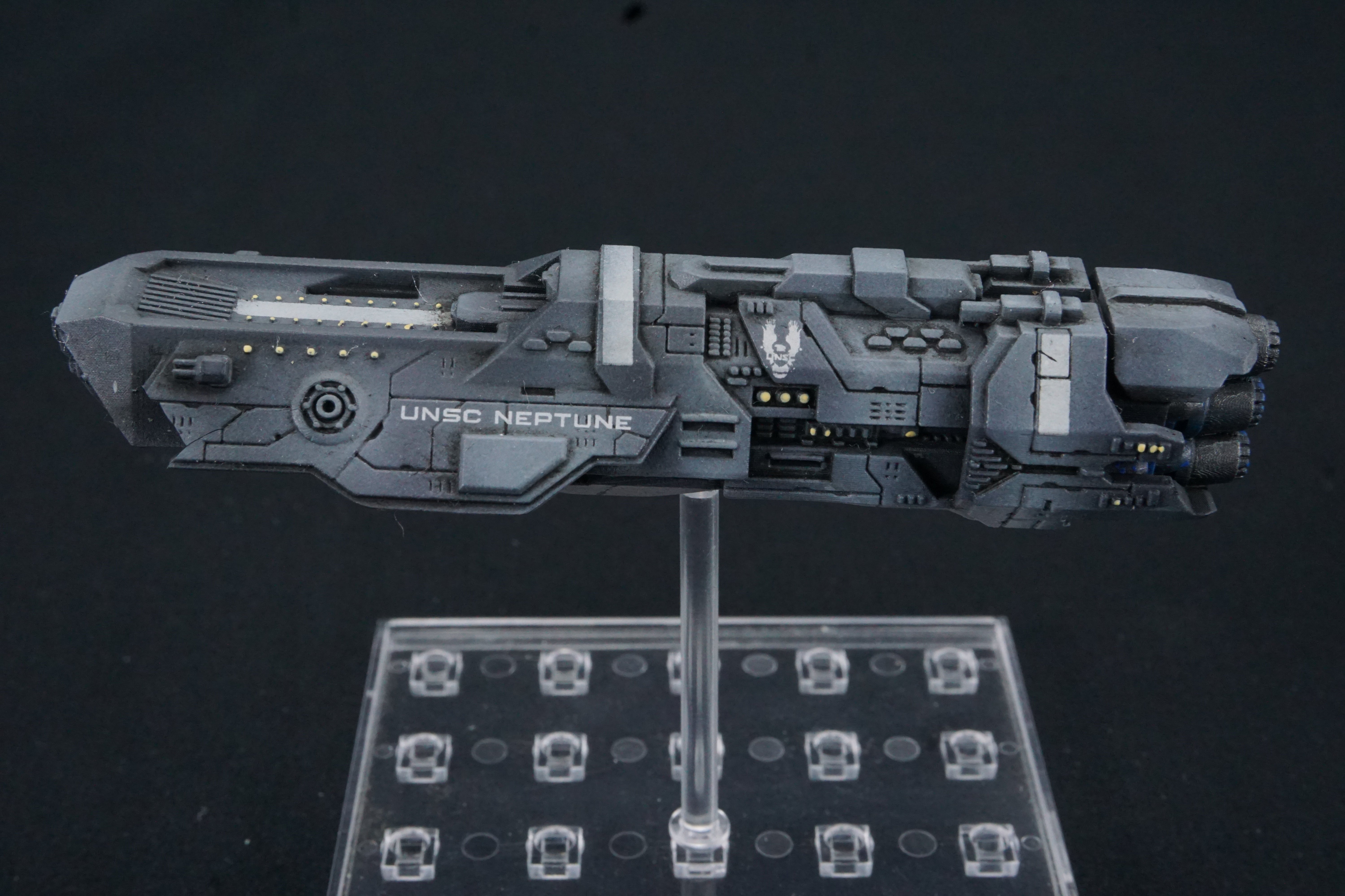 Halo Fleet Battles UNSC Amphion Vindication & Poseidons Pro Painted Collection