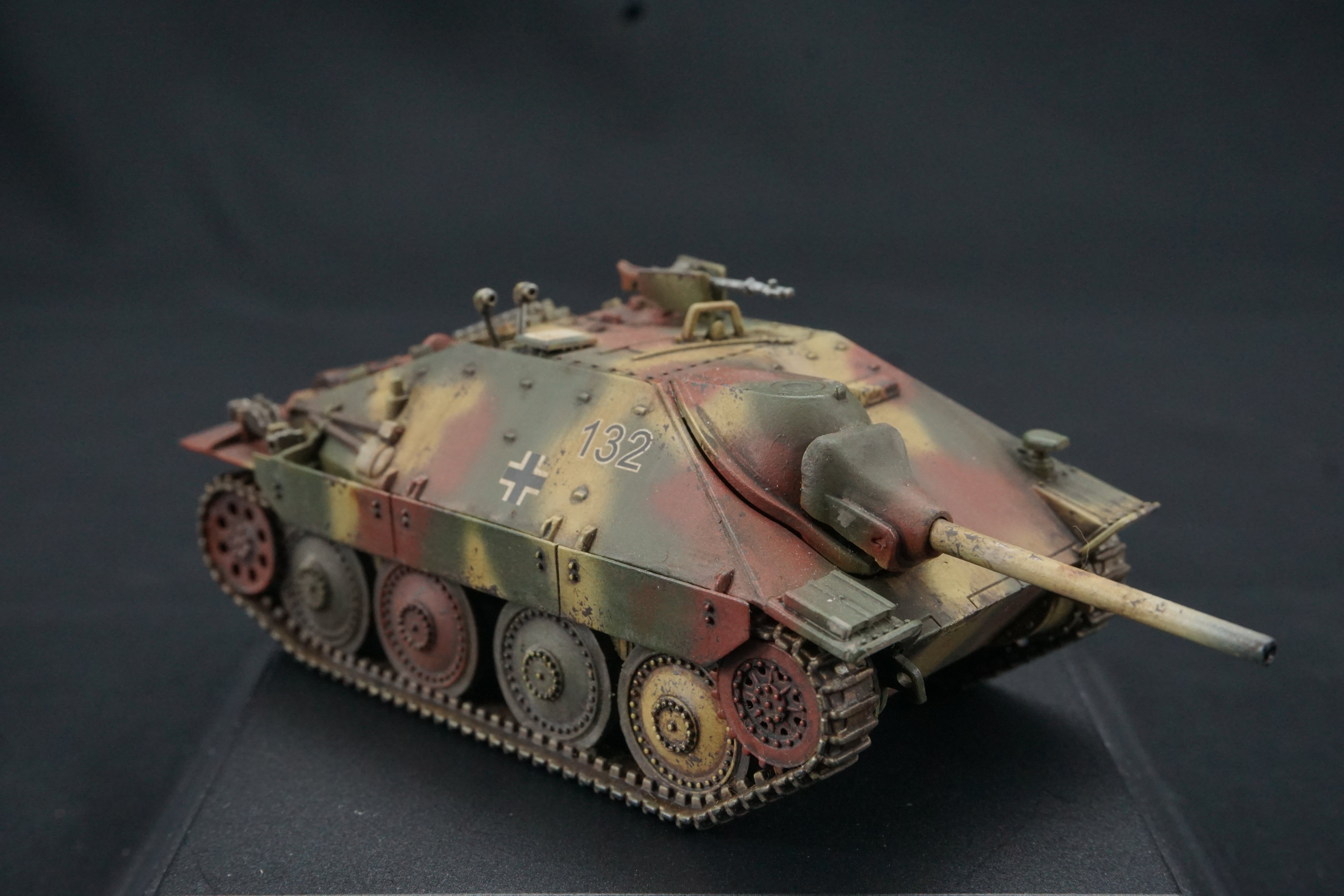 Pro Painted Bolt Action Battlegroup 28mm German Hetzer Rubicon Model Tank