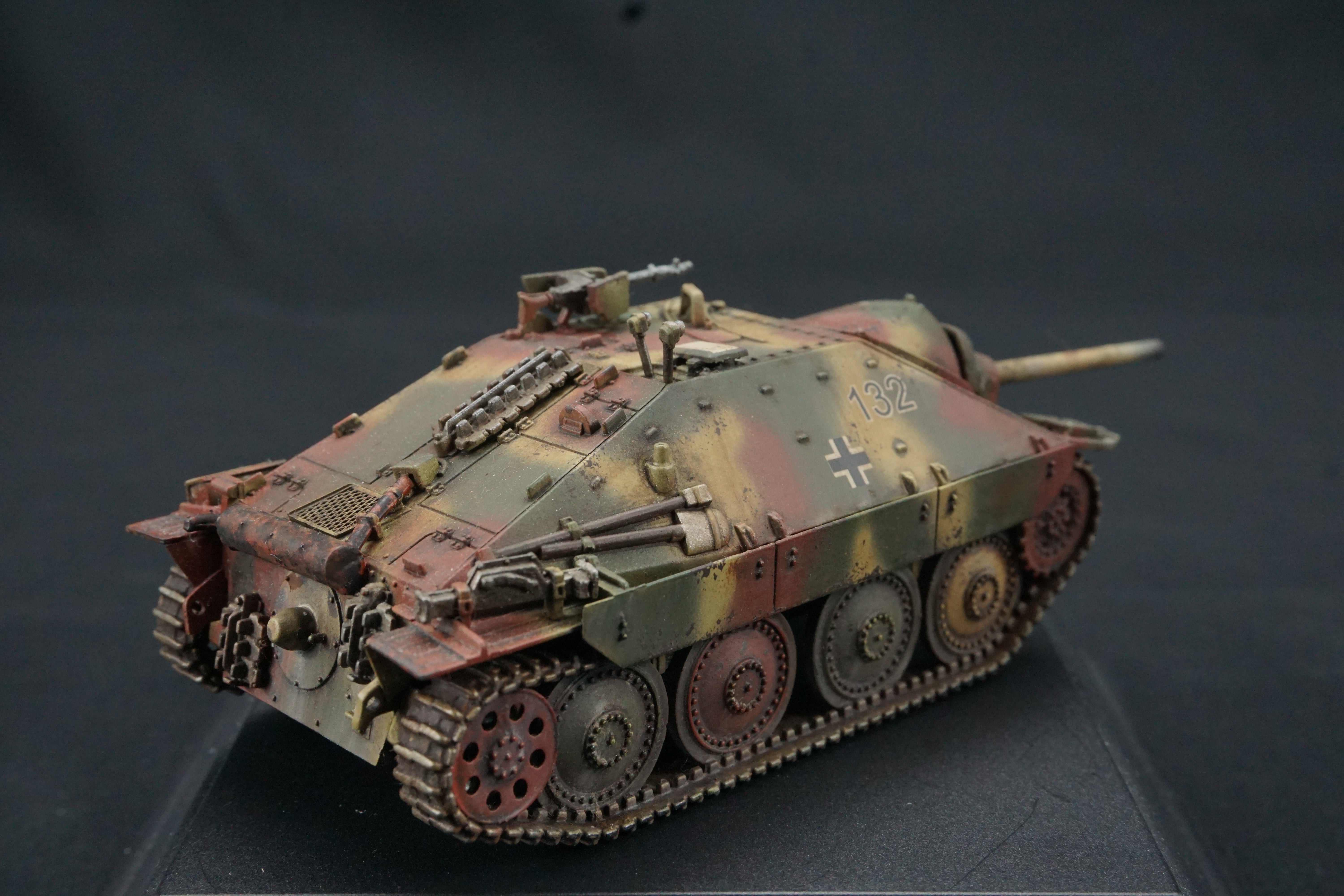 Pro Painted Bolt Action Battlegroup 28mm German Hetzer Rubicon Model Tank