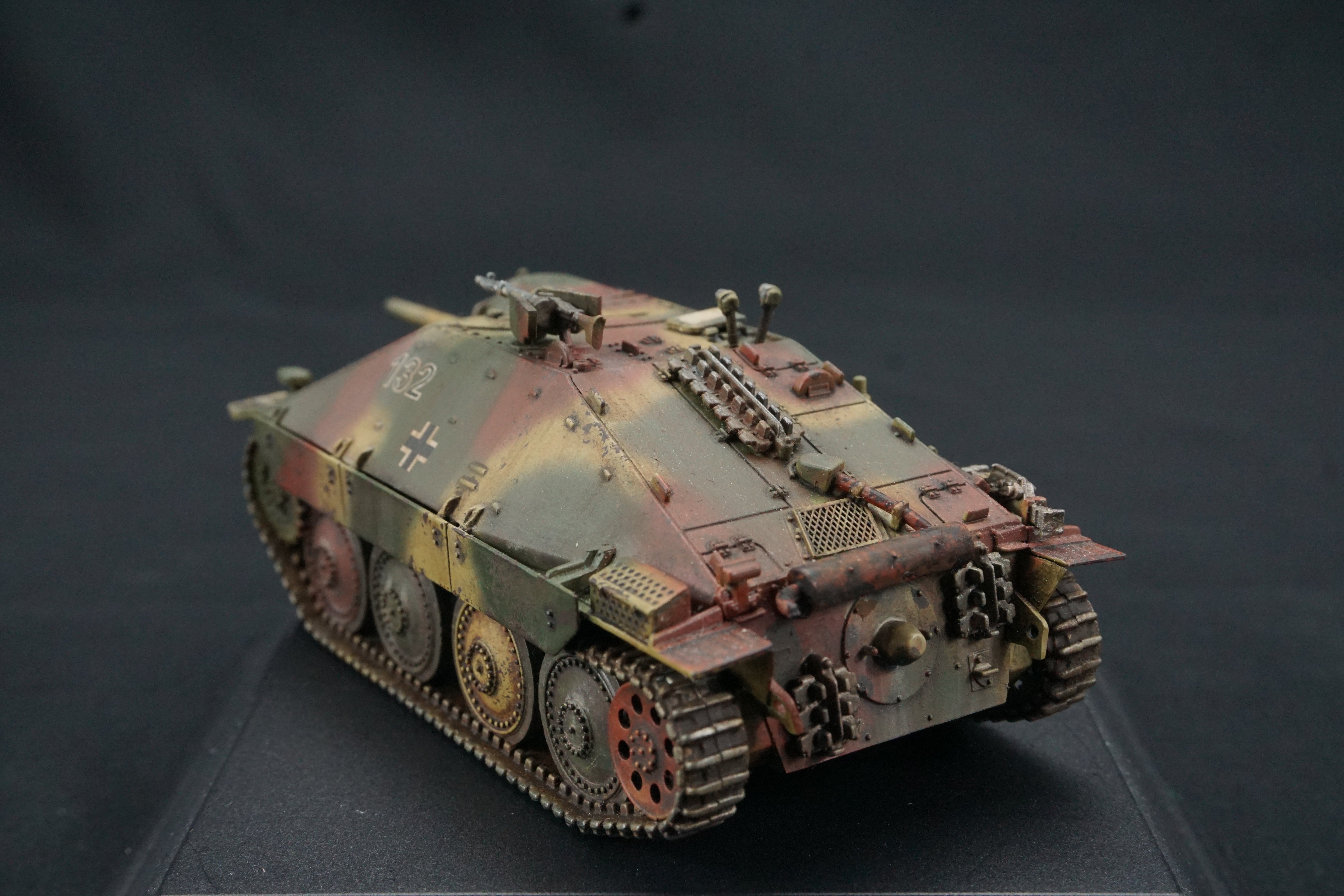 Pro Painted Bolt Action Battlegroup 28mm German Hetzer Rubicon Model Tank